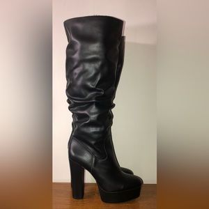 JLO Primitina Black Knee-high Boots